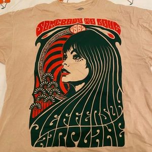 UO jefferson airplane tshirt dress